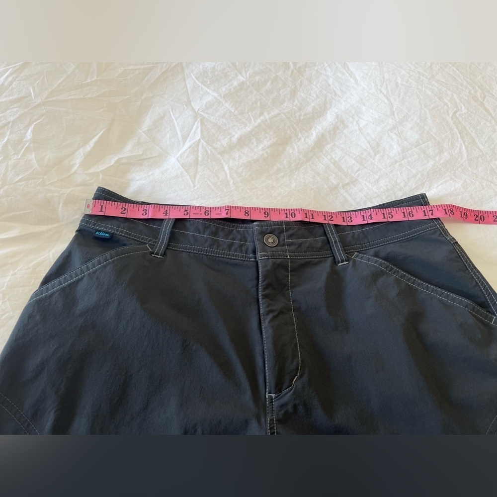 KUHL | Men's SZ 36 | Gray Cargo Hiking Lightweight Utility Activewear Shorts - Picture 4 of 8